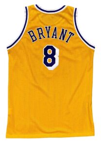 1998-99 Kobe Bryant LA Lakers Game-Used Home Jersey