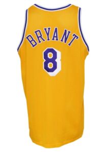 1998-99 Kobe Bryant Los Angeles Lakers Game-Used Home Jersey