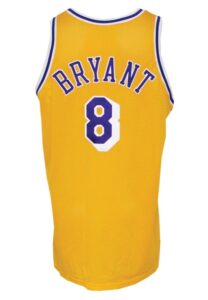 1998-99 Kobe Bryant Los Angeles Lakers Game-Used Home Jersey 