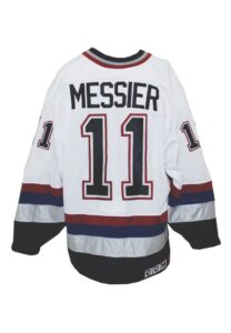 1998-99 Mark Messier Vancouver Canucks Game-Used & Autographed Home Jersey with Captain’s “C”