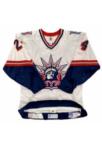 1998-99 Niklas Sundstrom New York Rangers Game-Used Jersey