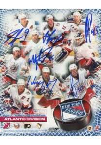 1998-99 NY Rangers Multi-Signed Photo Including Gretzky