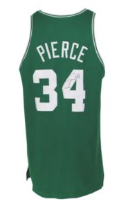 1998-99 Paul Pierce Rookie Boston Celtics Game-Used & Autographed Road Jersey (JSA)