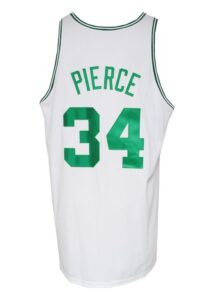 1998-99 Paul Pierce Rookie Boston Celtics Game-Used Home Jersey