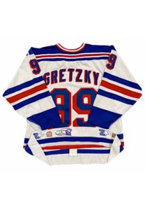 1998-99 Wayne Gretzky New York Rangers Game-Issued Jersey