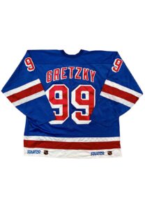 1998-99 Wayne Gretzky NY Rangers Game-Used Jersey