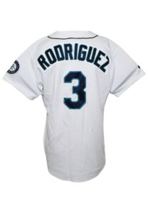 1998 Alex Rodriguez Seattle Mariners Game-Used Home Jersey