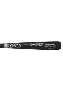 1998 Bernie Williams NY Yankees Game-Used & Autographed Bat & 1999-01 Paul O’Neill NY Yankees Autographed Bat