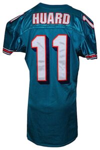 1998 Damon Huard Miami Dolphins Game-Used Home Jersey