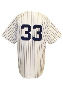 1998 David Wells NY Yankees Game-Used Home Pinstripe Jersey