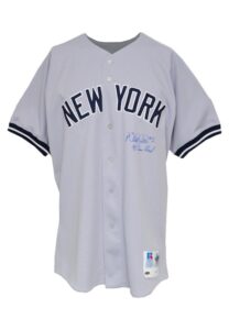 1998 Derek Jeter New York Yankees Game-Used & Autographed Road Uniform