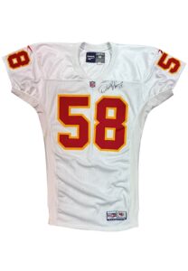 1998 Derrick Thomas KC Chiefs Game-Used & Autographed Jersey