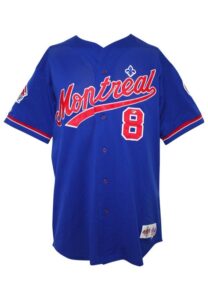 1998 Gary Carter Montreal Expos Coaches-Worn & Dual-Autographed Batting Practice Jersey