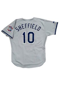 1998 Gary Sheffield LA Dodgers Game-Used Jersey