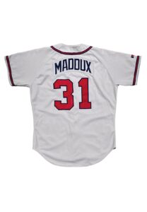 1998 Greg Maddux Atlanta Braves Game-Used Road Jersey