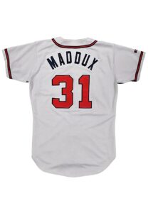 1998 Greg Maddux Atlanta Braves Game-Used Road Jersey