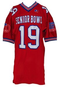 1998 Hines Ward Senior Bowl Game-Used & Autographed Uniform