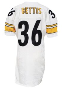 1998 Jerome Bettis Pittsburgh Steelers Game-Used Road Jersey