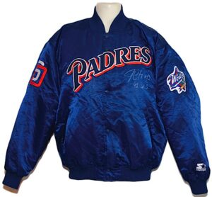 1998 Jim Leyritz San Diego Padres World Series Worn & Autographed Cold Weather Jacket