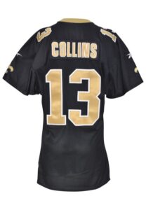 1998 Kerry Collins New Orleans Saints Game-Used Home Jersey