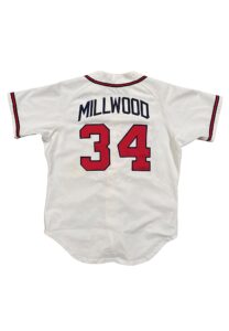 1998 Kevin Millwood Atlanta Braves Game-Used Home Jersey