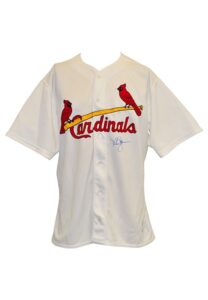 1998 Mark McGwire St. Louis Cardinals Game-Used & Autogrpahed Home Jersey