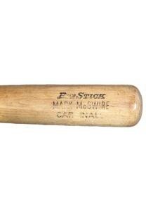 1998 Mark McGwire St Louis Cardinals Game-Used Bat