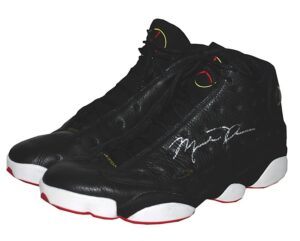 1998 Michael Jordan Chicago Bulls Game-Used & Autographed NBA Playoff Sneakers