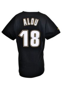 1998 Moises Alou Houston Astros Game-Used Alternate Jersey