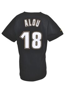 1998 Moises Alou Houston Astros Game-Used Alternate Jersey