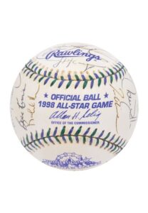 1998 National League All-Star Team Signed Baseball