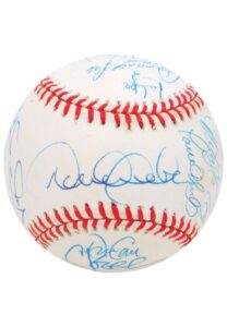 1998 New York Yankees Team-Signed Baseball