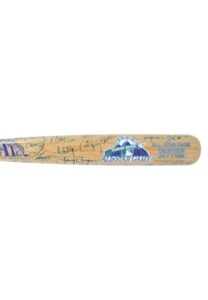 1998 NL All-Stars Team-Signed Bat