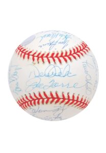 1998 NY Yankees World Championship Team Autographed Baseball