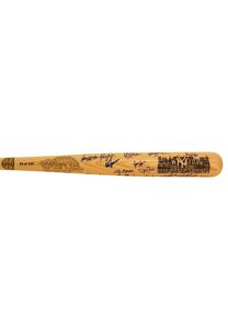 1998 NY Yankees World Championship Team Autographed Bat