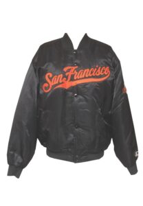 1998 Orel Hershiser SF Giants Worn Cold Weather Bench Jacket