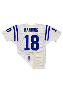 1998 Peyton Manning Indianapolis Colts Rookie Game-Used Jersey