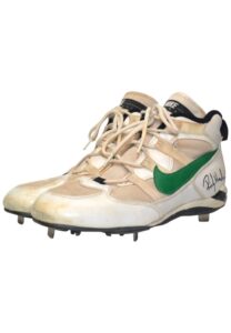 1998 Rickey Henderson Oakland Athletics Game-Used & Autographed Cleats