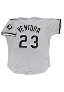 1998 Robin Ventura Chicago White Sox Game-Used Road Jersey