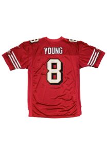 1998 Steve Young SF 49ers Pro Bowl “Battle Of The Gridiron” Event Worn & Signed Jersey