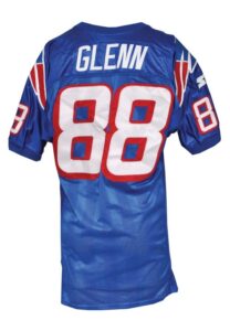 1998 Terry Glenn New England Patriots Game-Used Home Jersey