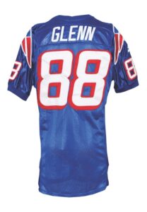 1998 Terry Glenn New England Patriots Game-Used Home Jersey