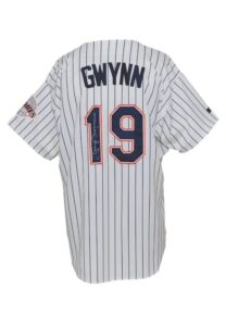 1998 Tony Gwynn San Diego Padres Game-Used & Autographed Home Jersey