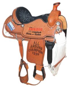 1998 Ty Murray Houston Livestock Show & Rodeo All-Around Championship Saddle Trophy