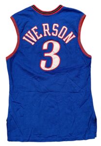 1999-00 Allen Iverson 76ers Game-Worn Jersey