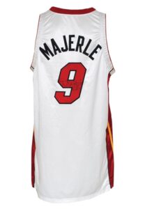 1999-00 Dan Majerle Miami Heat Game-Used & Autographed Home Jersey