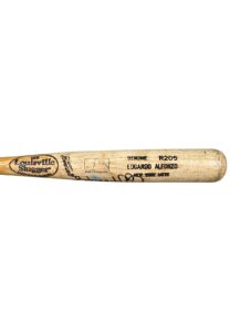 1999-00 Edgardo Alfonzo New York Mets Game-Used & Signed Bat