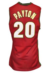 1999-00 Gary Payton Seattle SuperSonics Game-Used Alternate Jersey