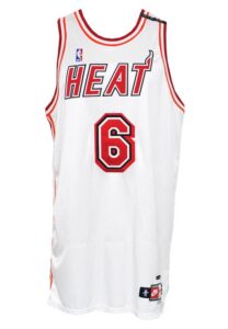 1999-00 Harold Jamison Rookie Miami Heat Preseason Game-Used Home Jersey