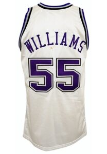 1999-00 Jason Williams Sacramento Kings Game-Used & Autographed Jersey